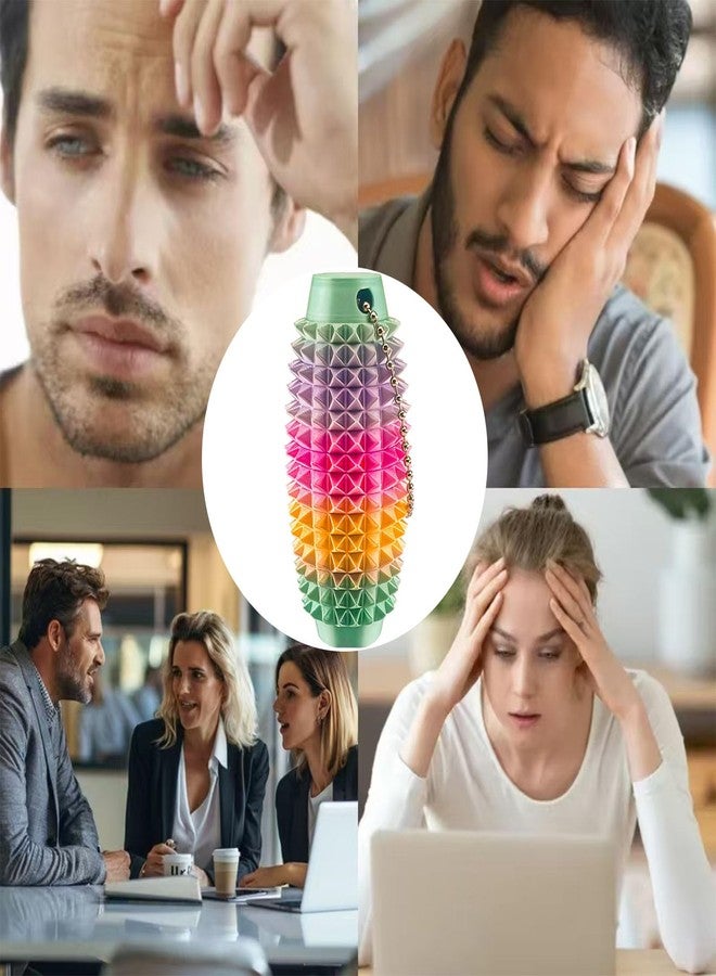 emeqzoa Upgrade Little Ouchies Pain Stim Fidget 3D Printed Fidget Toys Anxiety Relief Items,Handheld Fidget Toys,Adults & Teens Promotes Focus, Novelty Stress Relief for Christmas Birthday Gifts (Rainbow) - Image 3